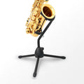 Factory Direct HEBIKUO Portable Foldable Saxophone Stand Detachable Easy Storage-Iron Plastic 41CM Musical Instrument Stands