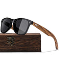 2022 Fashion Handmade CE UV400 Polarized Custom Logo TAC Lenses Black Mens Bamboo Wooden Sunglasses Wedding Gift