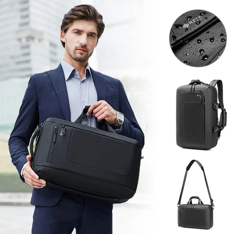 Waterproof Men Oxford Lightweight Backpack Outdoor Sports Hiking Travel Bag 15.6-inch Laptop Cross Shoulder Portable Laptop Bag
