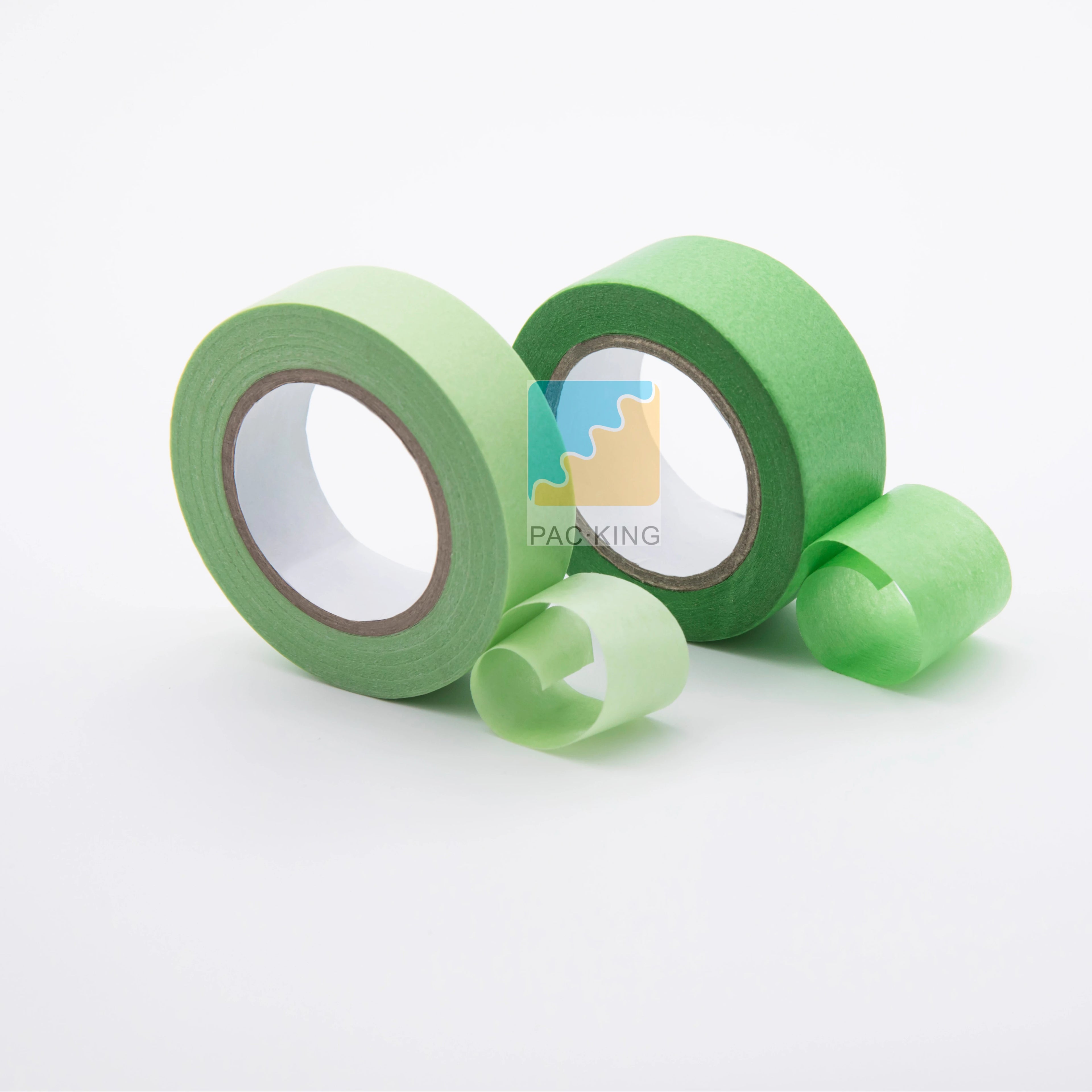 Wholesale Heat-Resistant Rubber Adhesive Colored Printed Goldband Rice Paper for Jumbo Roll Masking