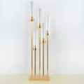 Dropship Metal Table Centerpiece 5/6/8 Arms Floor Candle Holders for Wedding Valentine's Day Couples Dating