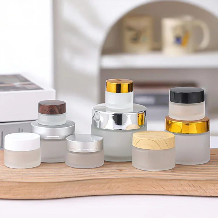 Eye Sun Hand Cream Bottle Empty Skincare Face Frost Glass Cosmetic Cream Jar