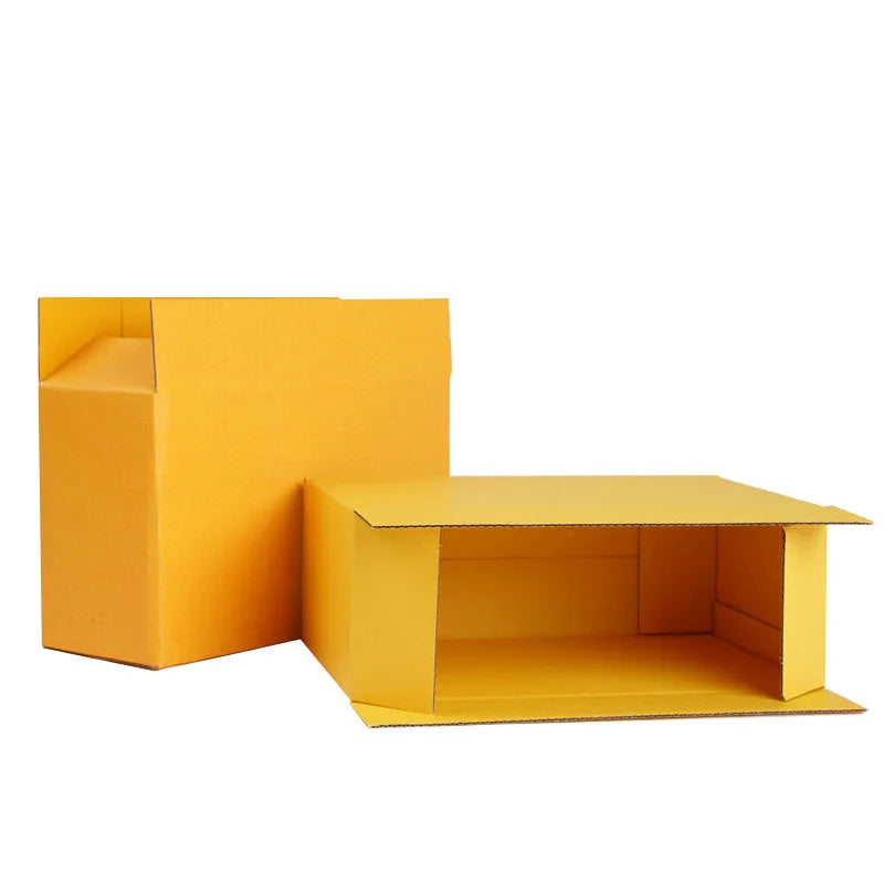 Wholesale Recyclable 12*6*6cm 4.6*2.2*2.2 Inch Brown Corrugated Cardboard Shipping Mailer Box Embossing Matt Vanishing