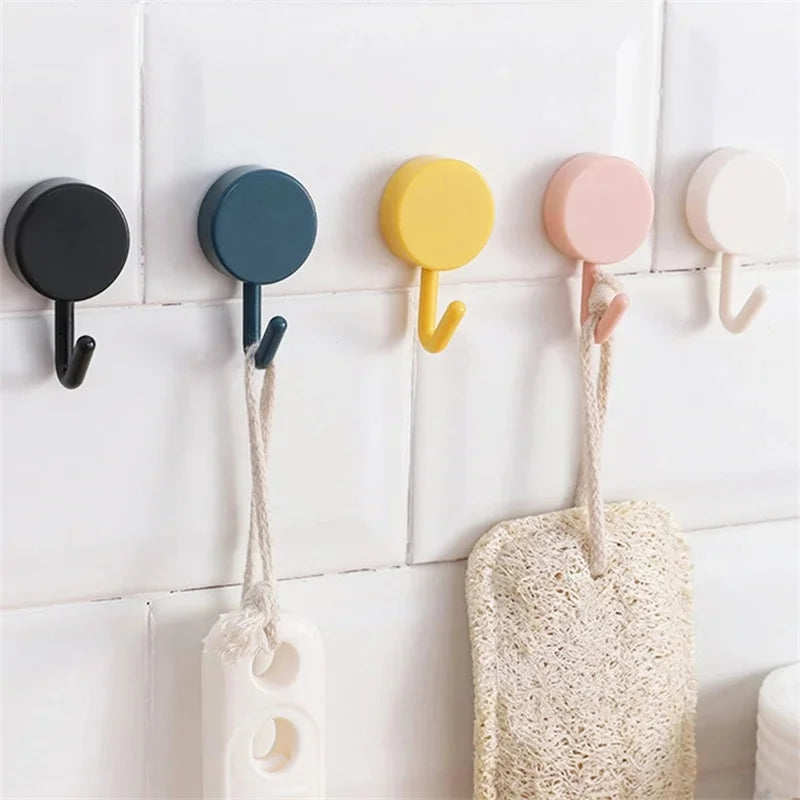 Self-Adhesive Wall Hooks for Entryway Bathroom Kitchen-Decorative Key Holder Rack Wall Decor Hooks & Rails Product Category