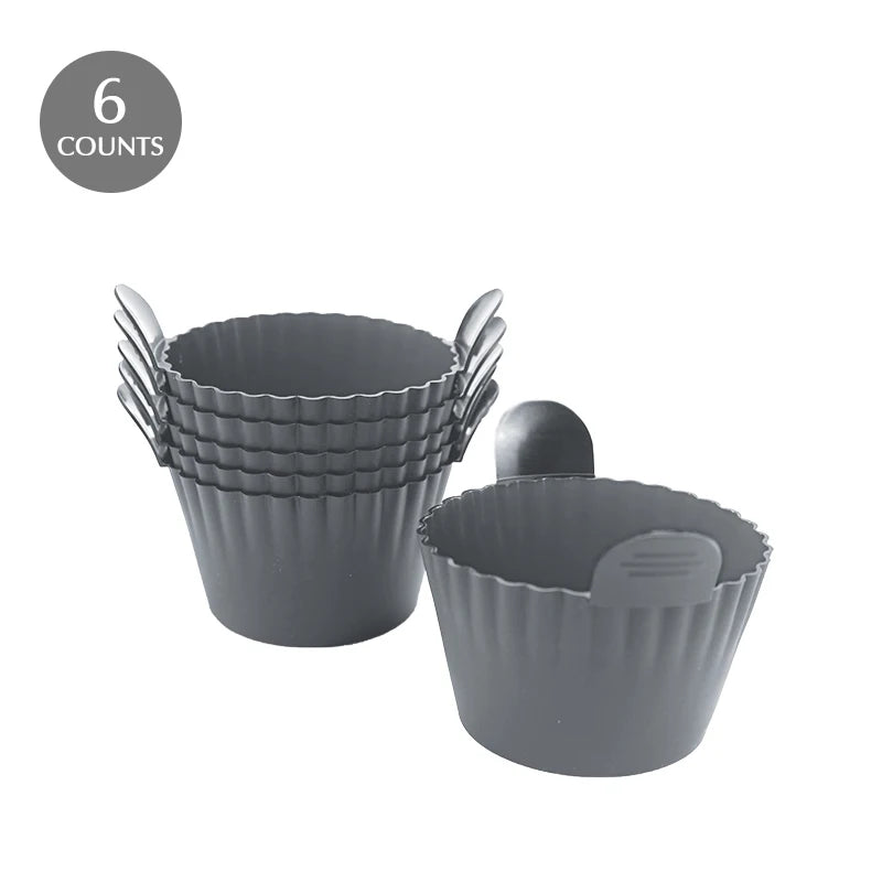 Non-stick Silicone Egg Poacher Mold for Home Use Cupcake Dishwasher Safe Air Fryer Oven Microwave Egg Cooker Dish Eggcup