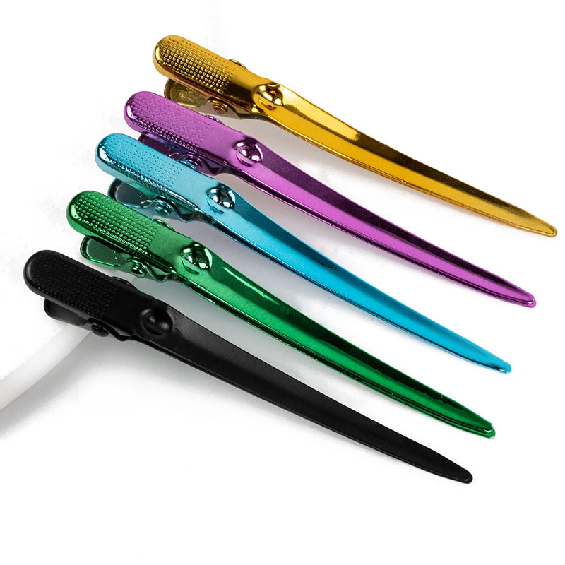 Hair Clips Metal Beak Hairpins Duckbill Hair Clip Pins Make-up Styling Tools Clamps Duck Hair Clips for Salon Barber Shop