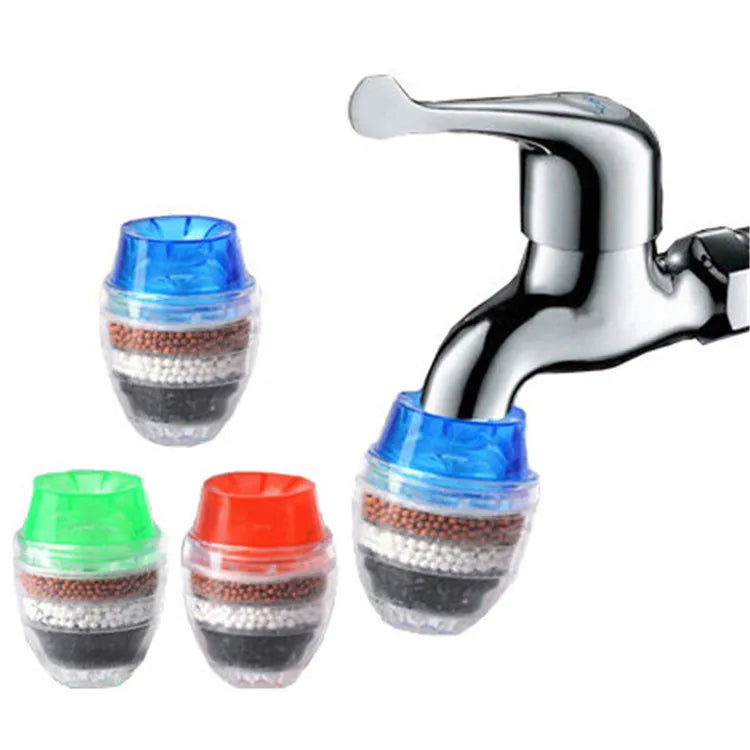 Splash-proof Filter Faucet Water Clean Purifier Tap Head Filtration Activated Carbon Removes Chlorine Fluoride Heavy Metals