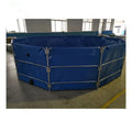 Ailinyou Hot Sale Collapsible Pvc Tarpaulin Ras Fish Farming Equipment 1000L ~1000000L Aquaculture Tanks