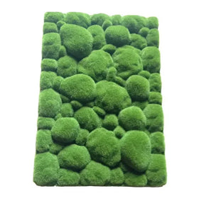 C-1034 Hot Sale Green Grass Stone Artificial Moss Wall for Decoration