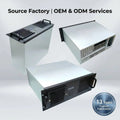 TZR Custom 19 Inch 2U Aluminum Server Chassis Rackmount Metal Enclosure with Honeycomb Ventilation for AI Computing MegaBDM