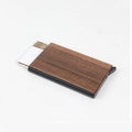 2025 Hot Sale Wood Card Holder Wallet Cover Mens Ultra Slim Minimalist Money Clip Wood Wallet