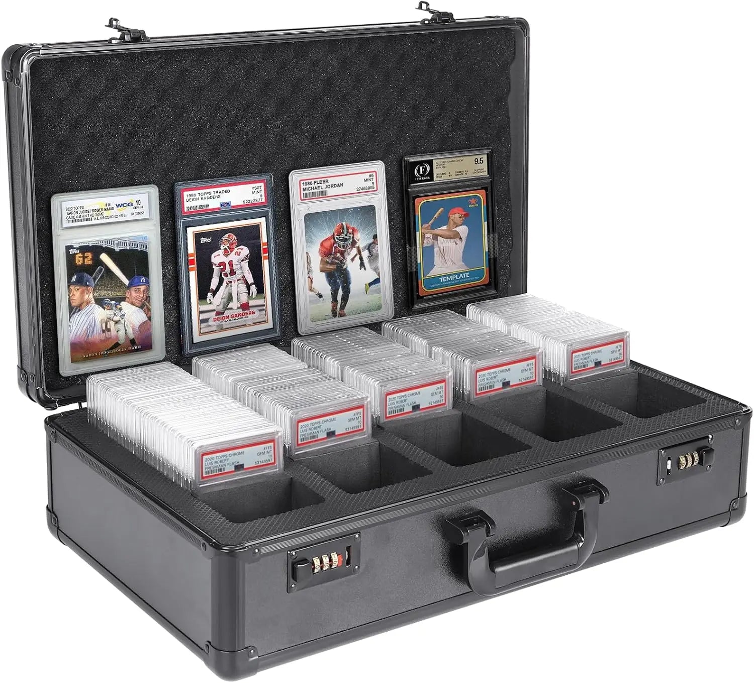 Durable Aluminum Graded Card Storage Case with OEM/ODM Support Anti-Dust BGS/SGC/FGS Holder