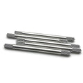 Custom Precision Stainless Steel Hardness Stepped Threaded Slotted Knurled Dowel Pin