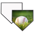 MDFSUB In-Stock Photo Printable Crafts Softball Home Plate Shaped White Sublimation Blank Mdf Plaque for Wood Sport Awards