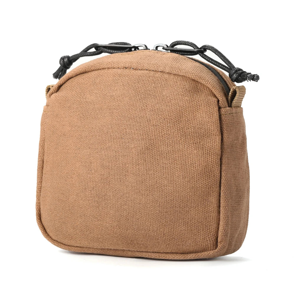 Outdoor Belt Pouch for Men Women Zippers EDC Belt Pouch Bag Waist Pack for Hiking Traveling