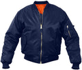 New Supply Warm Soft Cotton Twill Satin Bomber Jacket for Men Casual Flight Winter Style Long Processing Dropshipping Wholesale