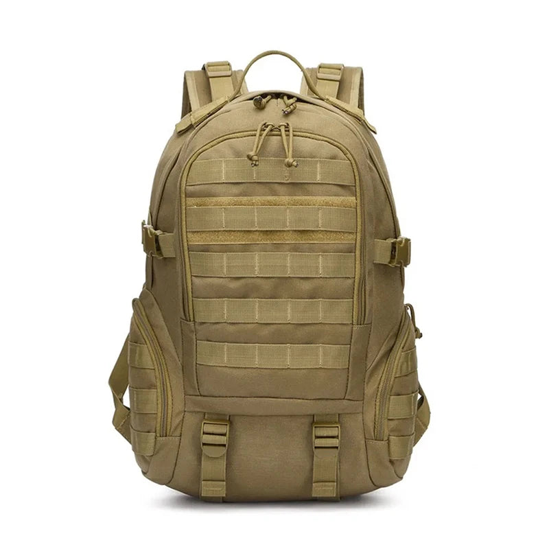 20L Tactical Camouflage Assault Backpack for Men Waterproof Outdoor Training Equipment for Hunting and Hiking Zipper Closure