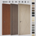 China Foshan Wholesale Elegant Interior Mdf Bedroom Door Classic Interior Room Doors for House Wooden Interior Doors