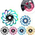 Mtb Bike Derailleur Pulley Wheel Multi Color Mountain Bicycle Ceramic Bearing Pulley
