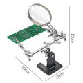 New Product Helping Hand Clip Clamp Magnifying Glass Soldering Iron Stand Magnifier Tools for Phone Welding Rework & Repair