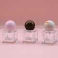 M 30ml Refillable Perfume Spray Bottle Glass Empty Bottle with Round Lid Cosmetics Vial Travel Portable Perfume Liquid Bottles