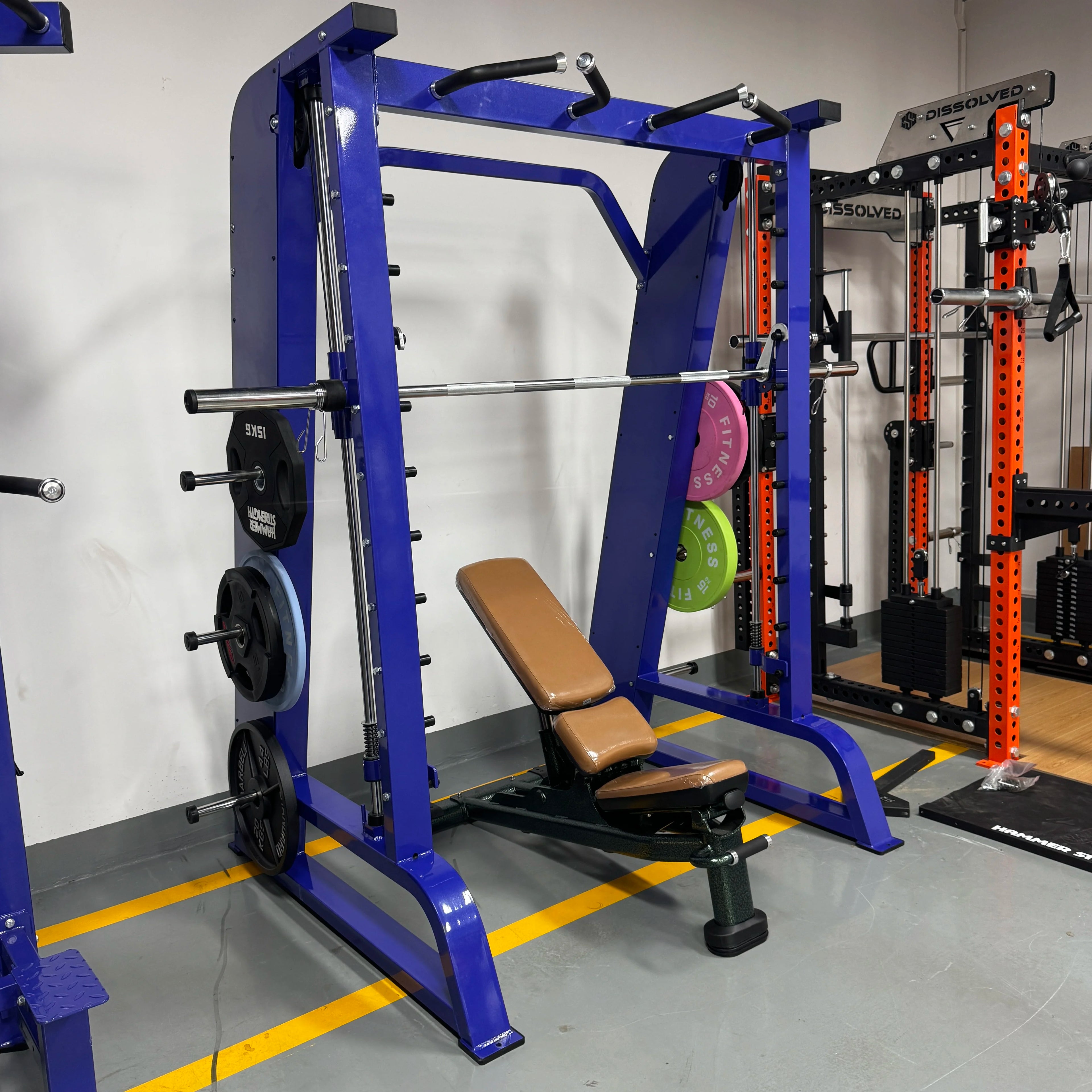 Multifunctional Smith Squat Machine Power Rack Gym Equipment Wholesale Fitness Plate Loaded Training Equipment Adjustable Frame