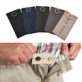 5Pcs/set  Adjustable Jeans Pants Waistband Button Extenders Skirt Elastic Pants Waist Extender