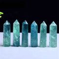High Quality Wholesale Reiki Gemstone Wands Crystal Points Blue Fluorite Point for Healing