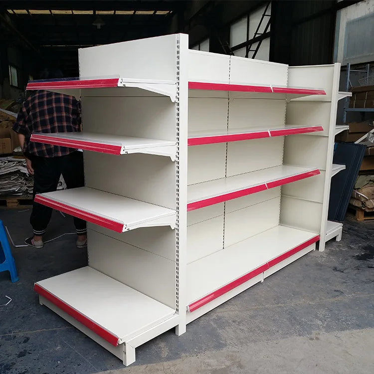 Supermarket Gondola Metal Display Rack Heavy Duty with Shop Design Factory's Hot Selling Supermarket Shelf Equipment