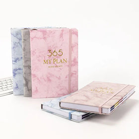 Wholesale Luxury A5 Agenda Monthly Diary Almanac Notebooks Customised Luxury Hardcover Leather for Wedding Planners Stationery
