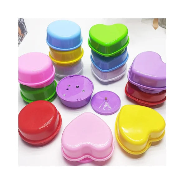 Colorful Music Box Base Clay Round Heart Shape DIY Creative Materials Children's Handmade Accessories Rotating Music Box