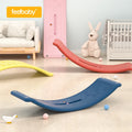 Custom Toddler Curvy Trainer Wobble Surf Yoga Stability Board Plastic Kids Fitness Balance Board Toys for Children