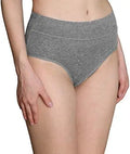 Custom Ladies Panties Lingerie Undergarments Mid Waist No Muffin Top Full Coverage Brief Breathable  Cotton Print