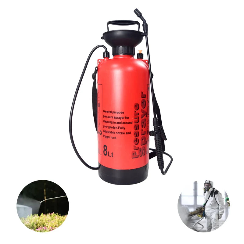 High Capacity 3L Compact and Portable Knapsack air Pressure Sprinkling Pot with Humanized Handle Sprayer for Agricultural Use