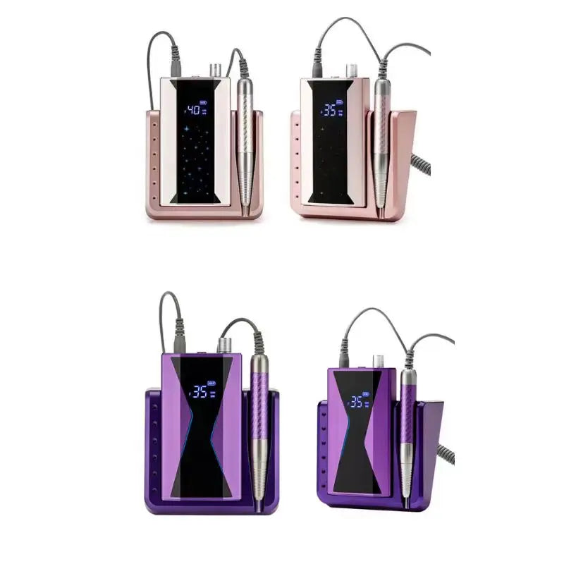 Professional 85W Rechargeable Electric Nail Polisher Strong Brushless Nail Drill Machine OEM/ODM Customizable