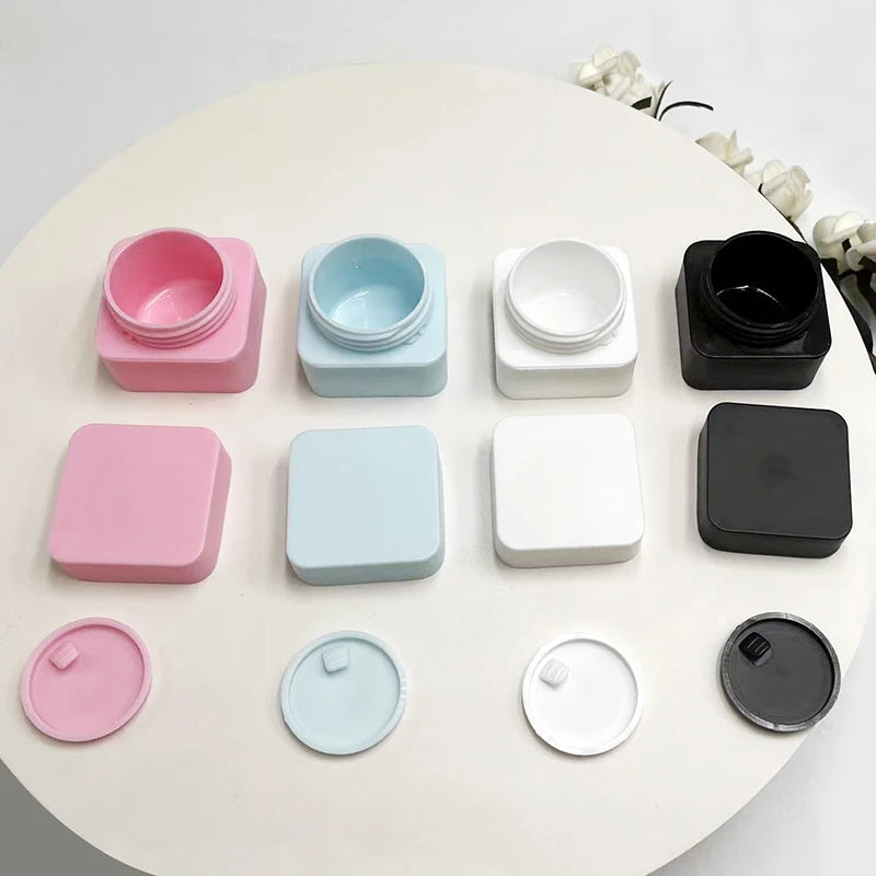 5g Refillable Bottle Empty Travel Face Cream Jar Eye Cream Lip Balm Container Nail Glitter Sample Pot Nail Art Gel Box