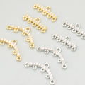 MG20  10pcs/lotwholesale Jewelry Accessoriesnickel Free18k Gold Rhodium Platedcopperdiy Connectorearrings Making Findings