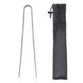 Top Quality Titanium Kitchen Tongs Camp BBQ Grill Clip Tea Cup Tweezer Lightweight Fried Steak Salad Cooking Handy Utensil