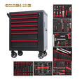 Goldenline 335 PCS Tools and 7 Drawers Auto Repair Metal Storage Cabinet Tool Trolley Tool Cabinet