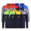 2025 High Quality Long Sleeve Stand Collar Work Clothes Scratch Resistance Work Coverall Soft Logistics Work Uniform