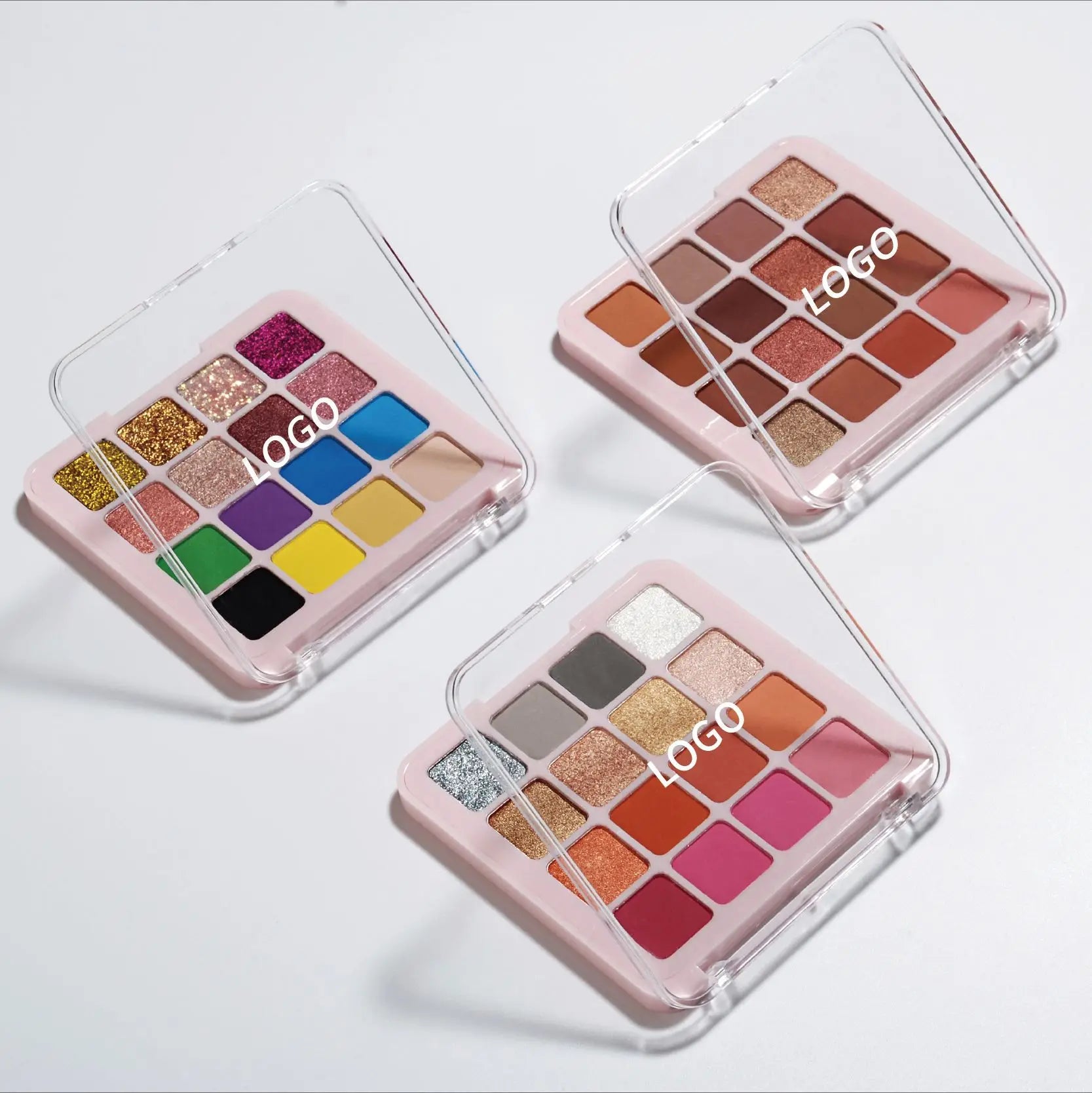 Makeup Matte Eyeshadow Palette 16 Colors Pigmented Shimmer Glitter Eye Shadow Palette