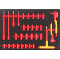 Electric Insulating Tool 68pcs CR-V Foam Mat OEM New Energy Socket Wrench bar Plier Knife Screwdriver