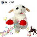 OEM Custom Lambchop Plush Dog Toy with Squeaker for Big Medium Small Dogs Chew Play Fetch Interactive Plush Dog Toy Cute Sheep