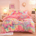 Wholesale Winter Warm Quilt Cover Bedding Set Flat Sheet Fitted Bed Sheet Bed 4 Pieces Valentine's Day Gift Bed Set