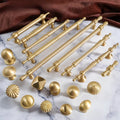 Hot Sale Brushed Brass Handles and Knobs Gold Kitchen Cabinet Handle Pull Drawer Knob