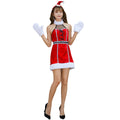 Sexy Japan Girl Christmas Costume Cosplay Santa-Claus New Year Fancy Dresses for Women Polyester Performance Etiquette