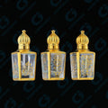 CJ-20ml Custom Fancy Essential Oil Gold Body Massage Oil Glass or Metal Roll on Perfume Oil Attar Glass Bottles