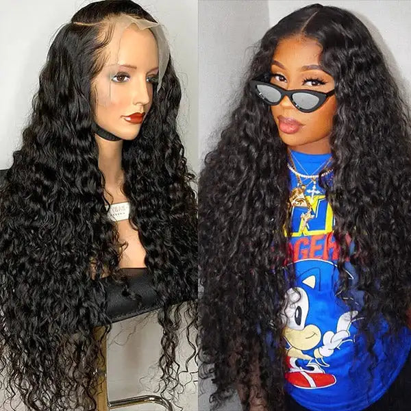 Kinky Curly Lace Wig Brazilian Human Hair Wholesale Kinky Curly Water Wave hd Lace Frontal Virgin Kinky Curly Full Lace Wig
