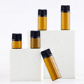 1ml 2ml 3ml 5ml Amber Glass Dropper Bottle Mini Essential Oil Bottle with Glass Hose Glass Vials