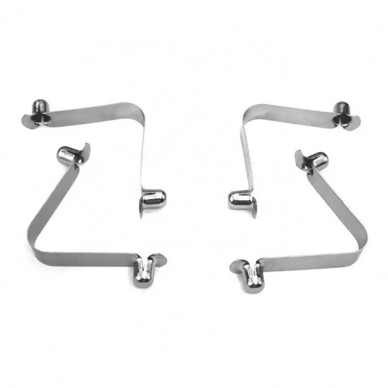 Wholesale Double Button Clip Nickel Plated 65Mn Spring Steel for Industrial Use-Baby Tricycle Stainless Steel Fastener